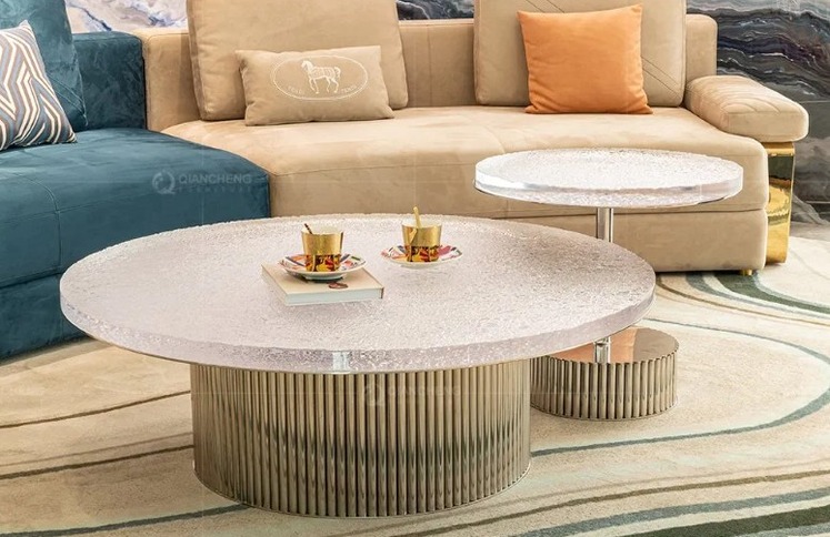 cracked-ice-acrylic-round-coffee-table-fluted-base