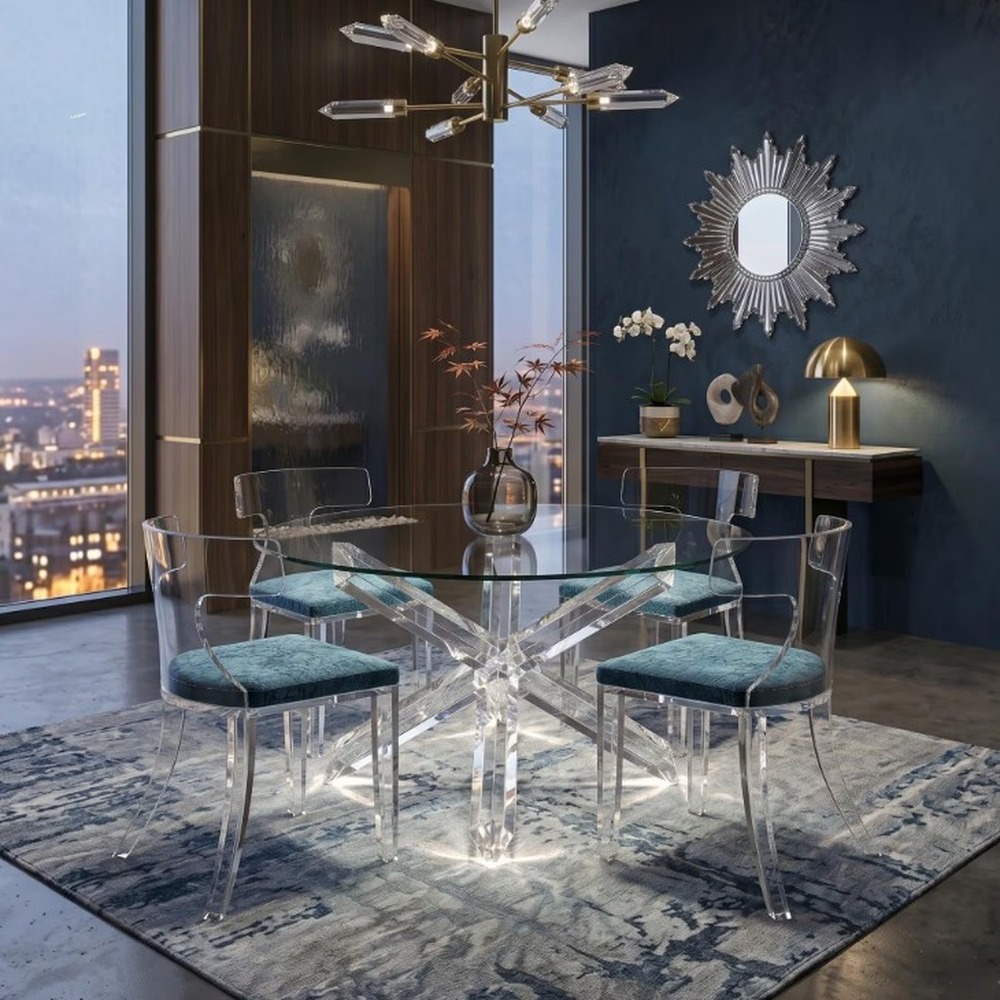 modern-luxury-round-glass-dining-table-acrylic-base