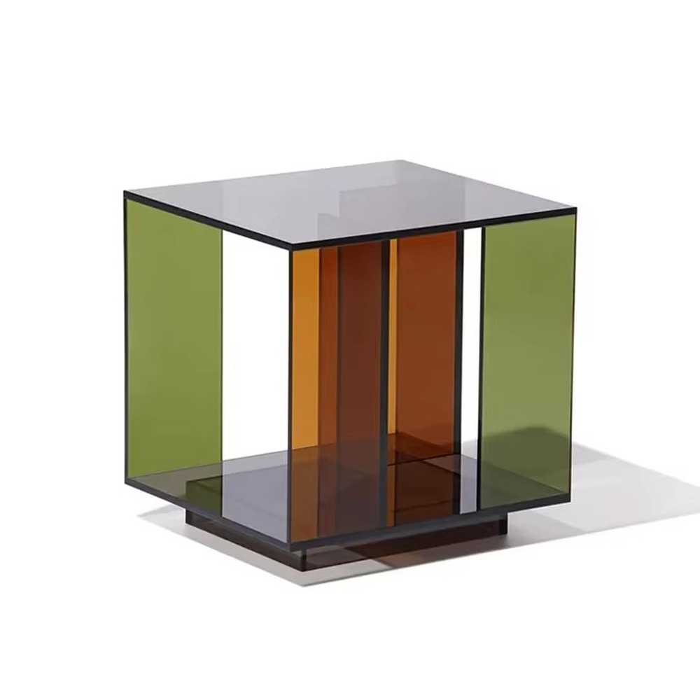 multicolor-geometric-acrylic-cube-side-table