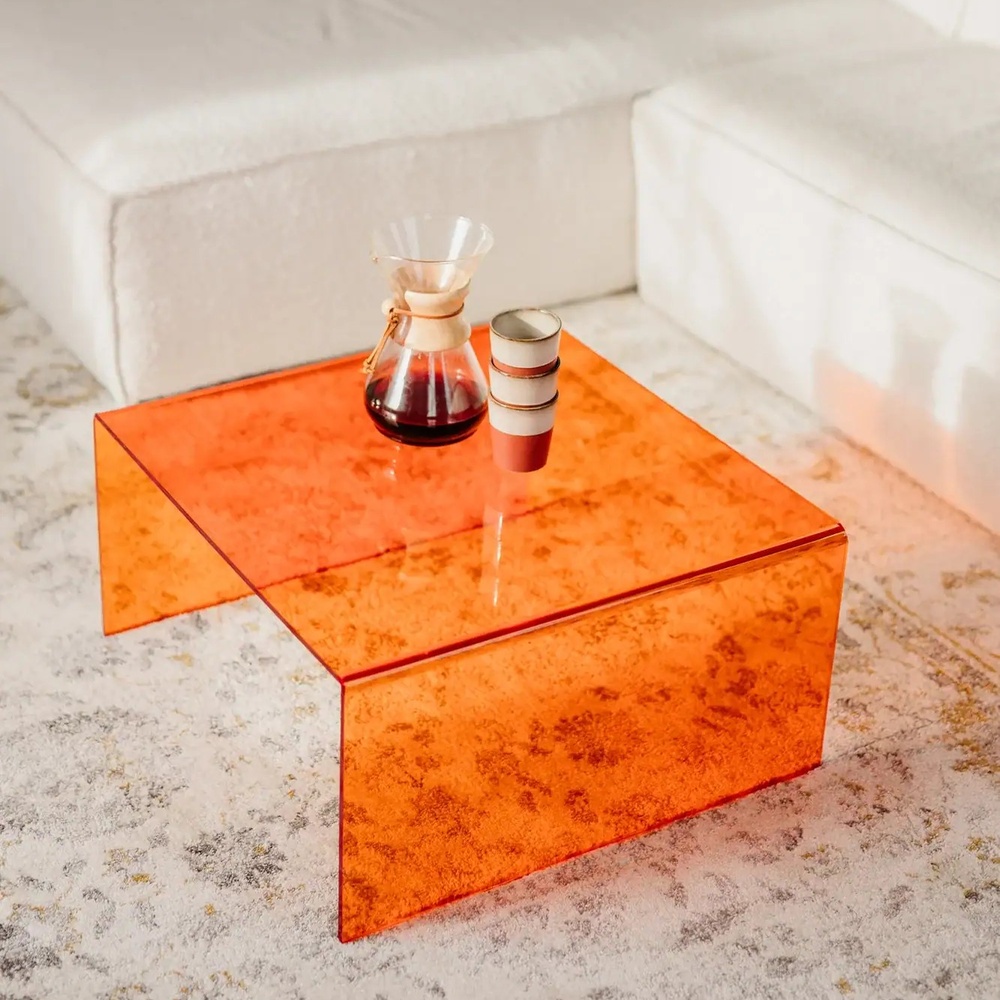 orange-acrylic-square-waterfall-coffee-table-living-room