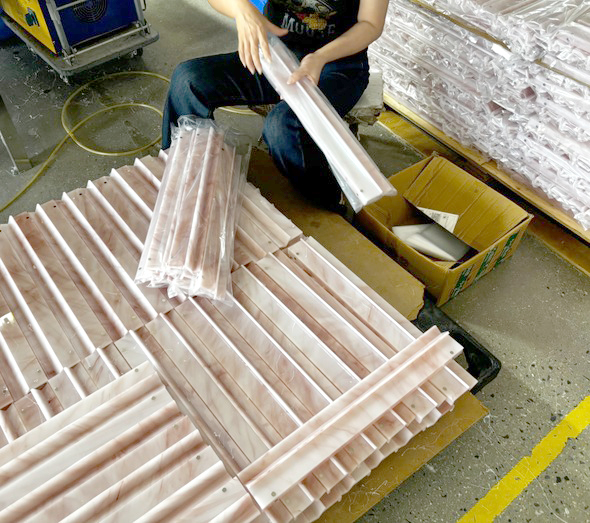 packing-pink-marble-acrylic-mahjong-racks-plastic-bags