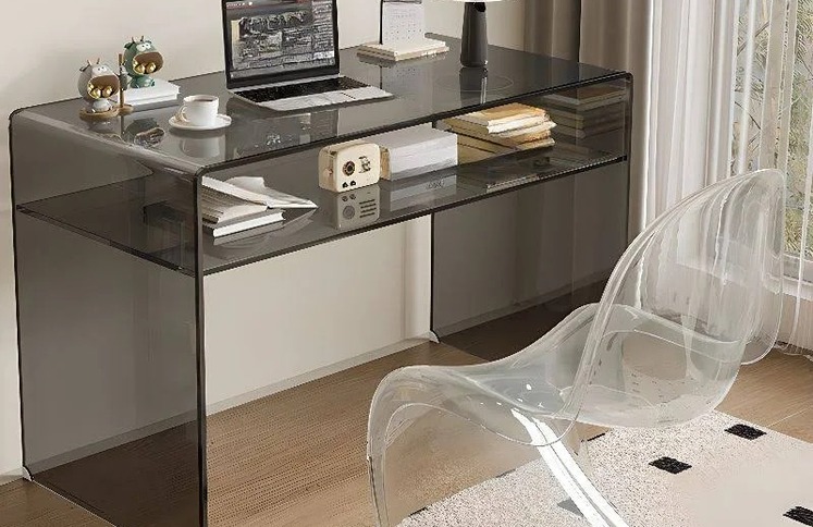 smoked-grey-acrylic-waterfall-desk-with-shelf