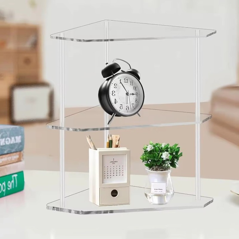 three-tier-clear-acrylic-desktop-corner-shelf