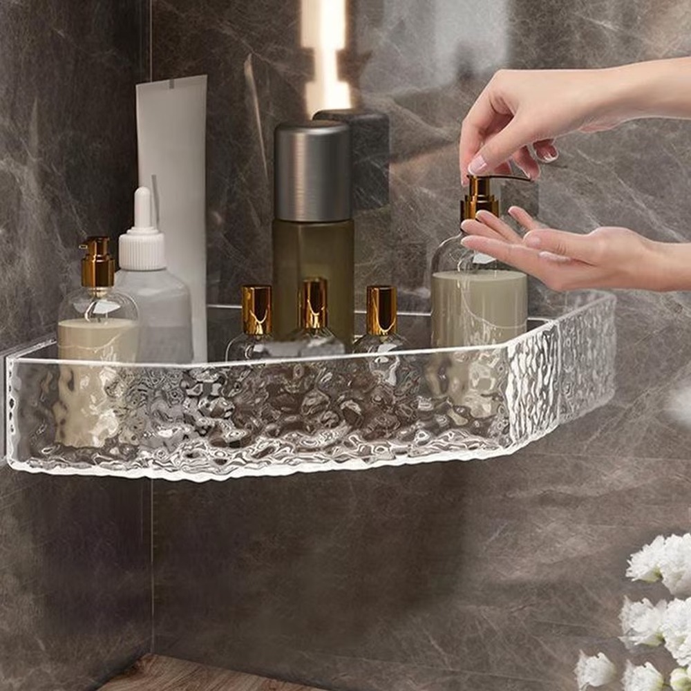water-ripple-clear-acrylic-shower-corner-shelf